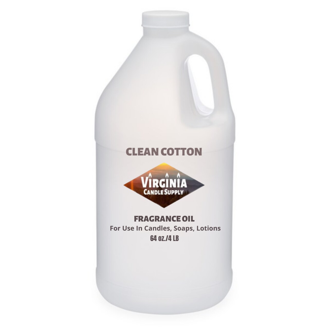 Clean Cotton Fragrance Oil (Our Version of the Brand Name) (64 oz Jug) for Candle Making, Soap Making, Tart Making, Room Sprays, Lotions, Car Fresheners, Slime, Bath Bombs, Warmers…